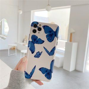Blue Cartoon Candy TPU gift iPhone Case